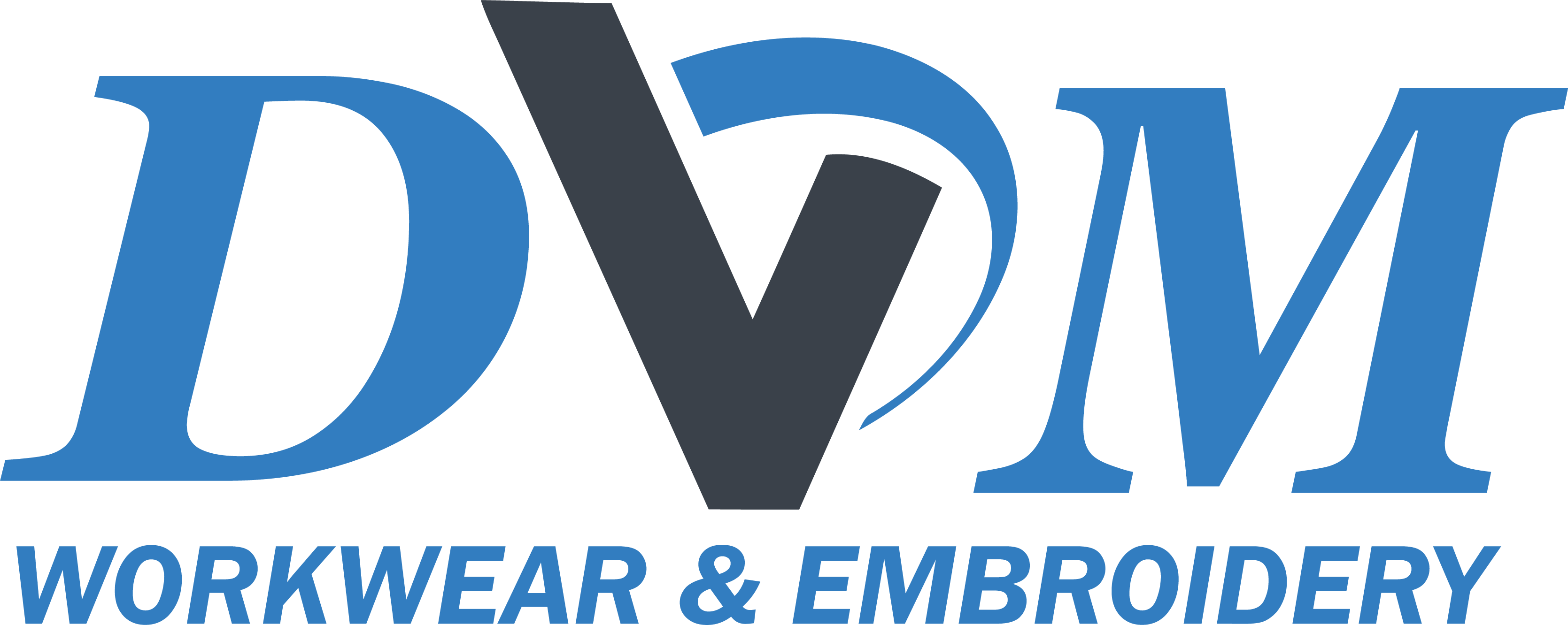 DVM Workwear & Embroidery Logo